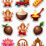 Festive India - Sticker Sheet v13